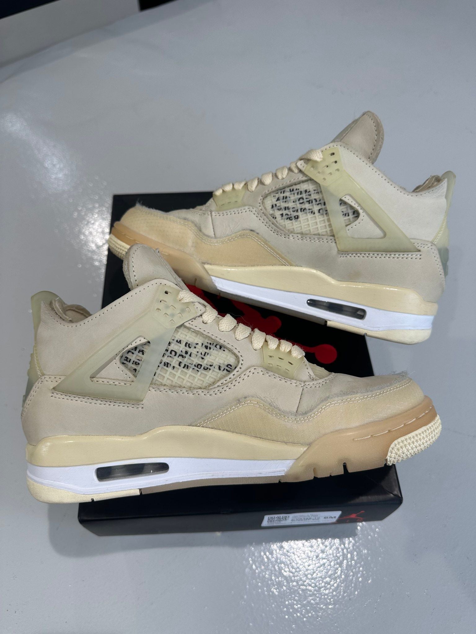 Jordan 4 Retro Off-White Sail (Women's) - Pre-Owned Size 7.5W