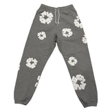 Denim Tears The Cotton Wreath Sweatpants Grey - Lightly Pre-Owned Size S