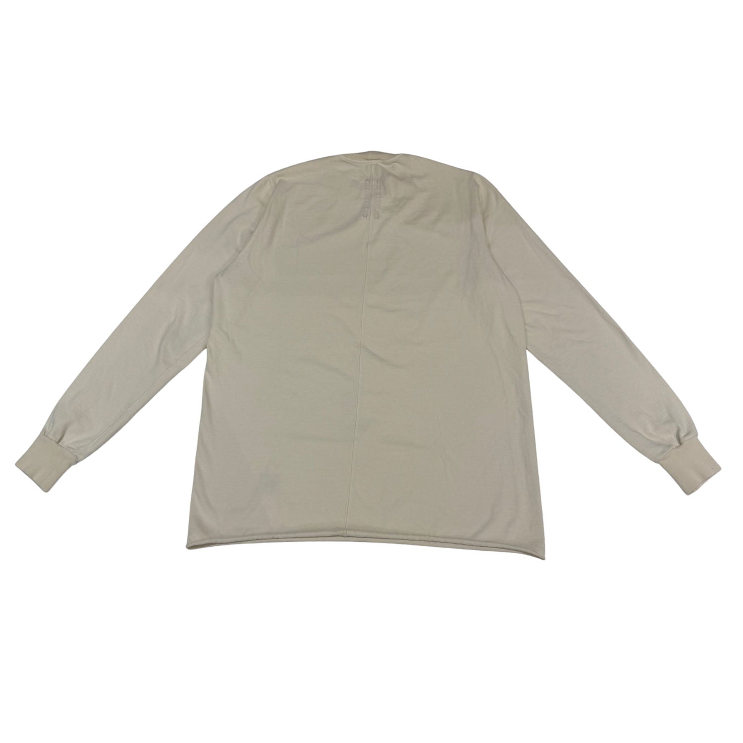 Rick Owens DRKSHDW Level Oversized L/S T-Shirt Cream - Lightly Used Size XL