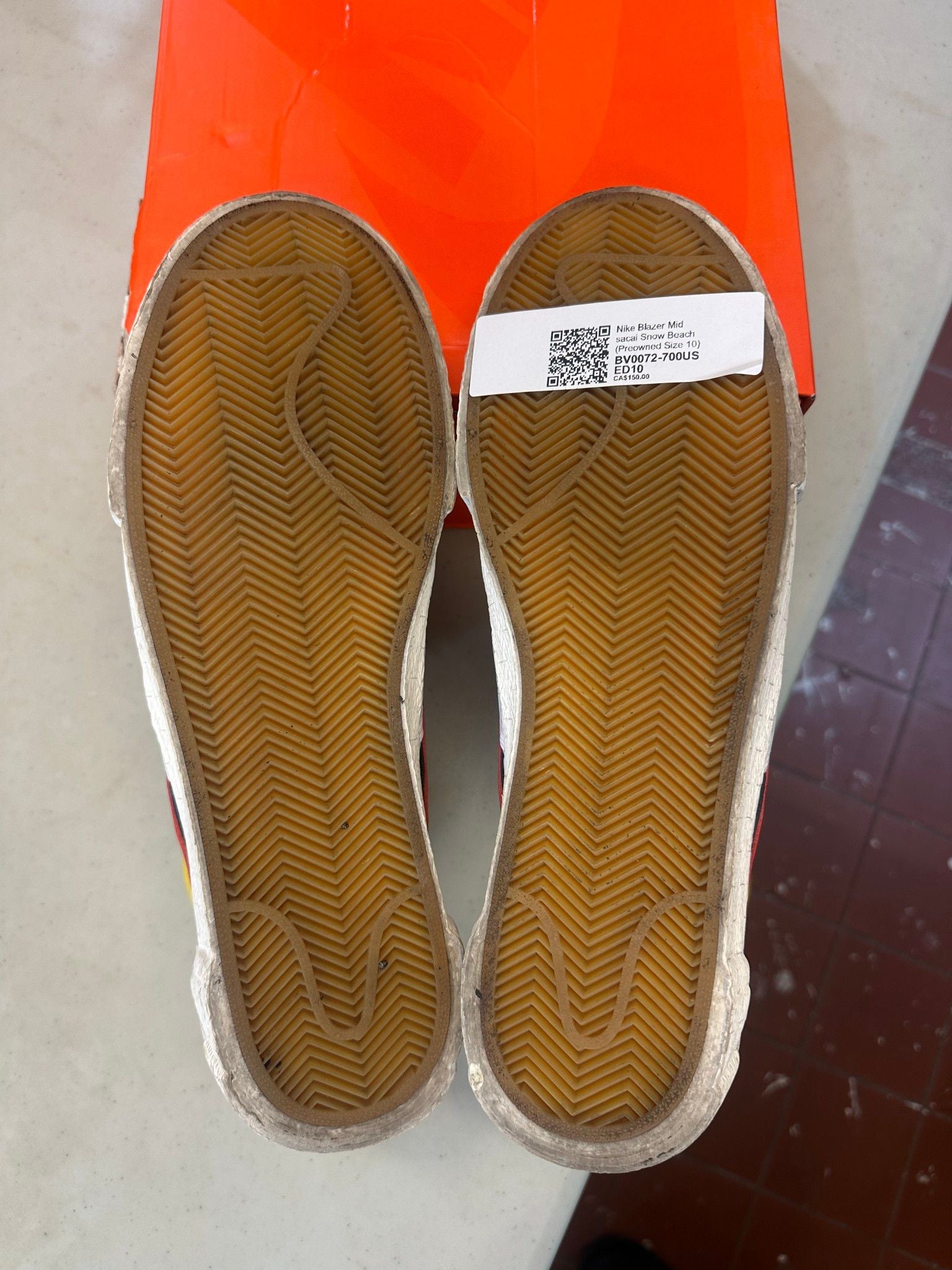 Nike Blazer Mid sacai Snow Beach - Pre-Owned Size 10