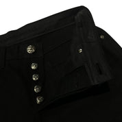 Chrome Hearts Fleur Knee Straight Leg Jeans