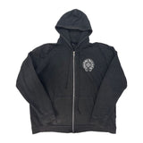 Chrome Hearts Malibu Exclusive Horseshoe Zip-Up Hoodie Black - Pre-Owned Size XXL