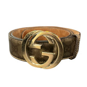 Gucci Guccissima Leather Belt (Preowned Size 95) - Pre-Owned