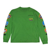Chrome Hearts Matty Boy Sex Records L/S T-Shirt Green - Lightly Used Size L