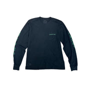 Chrome Hearts Green Cemetery L/S T-Shirt Black (Lightly Used Size XXL) - Pre-Owned