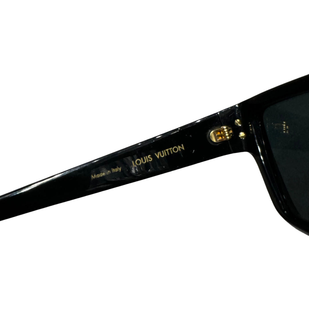 Louis Vuitton Evidence Sunglasses Black Gold (Preowned) - Pre-Owned