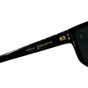 Louis Vuitton Evidence Sunglasses Black Gold (Preowned) - Pre-Owned