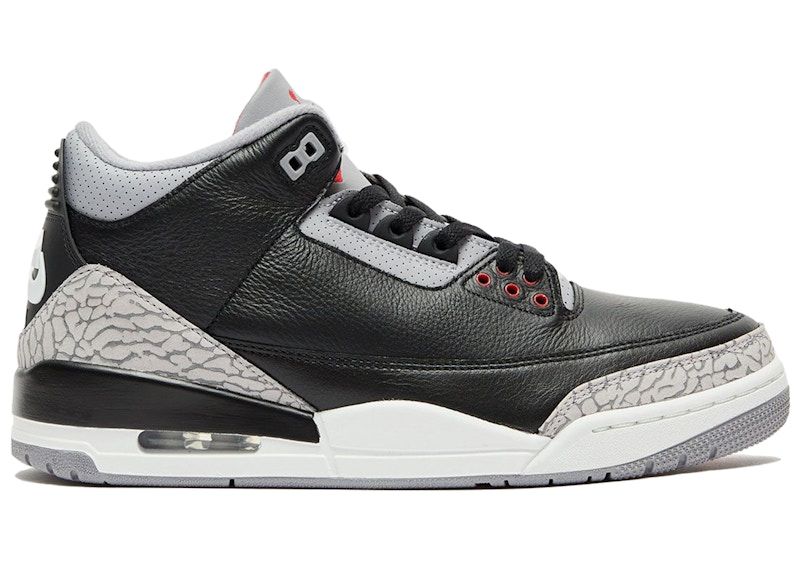 Jordan 3 Retro Black Cement (2024) - Pre-Owned Size 8 (Worn Once)