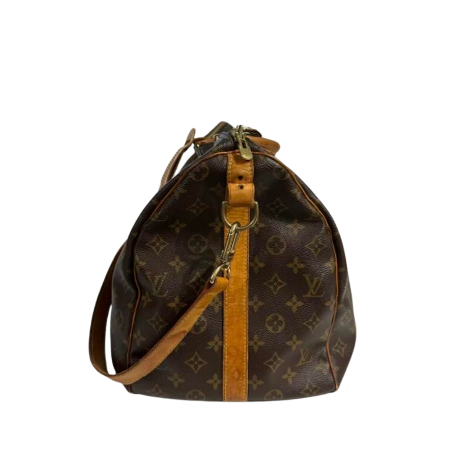 Louis Vuitton Monogram Keepall 50 Bandouliere Brown - Pre-Owned