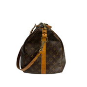 Louis Vuitton Monogram Keepall 50 Bandouliere Brown - Pre-Owned
