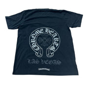 Chrome Hearts Las Vegas Exclusive Blackout Horseshoe Logo T-Shirt Black (Worn Once Size L) - Pre-Owned