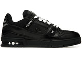 Louis Vuitton Trainer Black Embossed Monogram - Pre-Owned Size 11M (No Box)