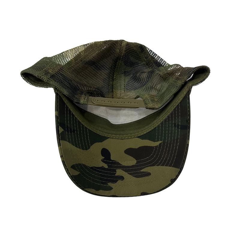 Vintage Chrome Hearts FUCK Hollywood Trucker Hat Camo - Pre-Owned