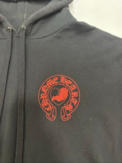 Chrome Hearts Deadly Doll Online Exclusive Hoodie Black/Red - Lightly Pre-Owned Size XL