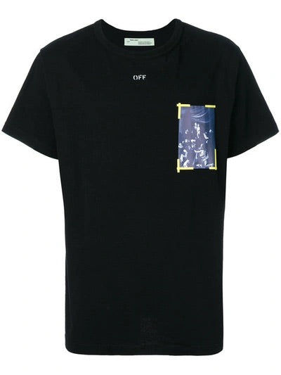 Off-White Caravaggio T-Shirt Black (Preowned size M) - Pre-Owned