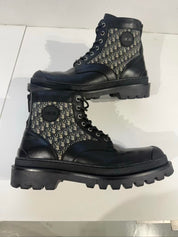 Dior Explorer Ankle Boot Oblique Jacquard Black - Pre-Owned Size 9 (No original box)