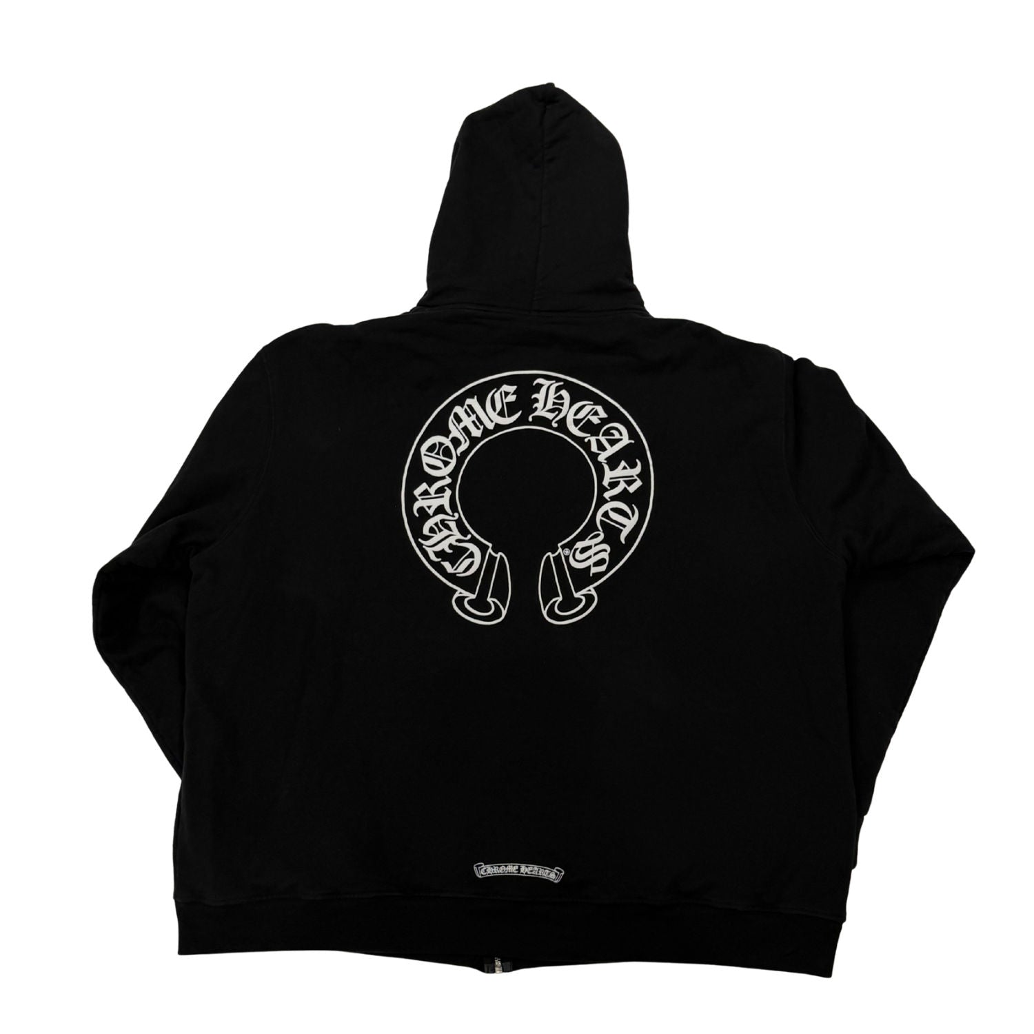 Chrome Hearts Horseshoe Thermal Floral Zip-Up Hoodie Black - Worn Once Size XXL