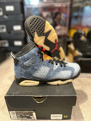 Jordan 6 Retro Washed Denim (GS) - Pre-Owned Size 4.5Y