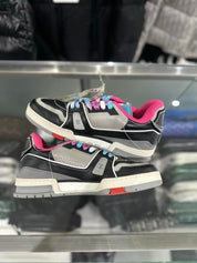 Louis Vuitton LV Trainer Virgil Abloh Pink SS21 - Lightly Pre-Owned Size 8.5 (No original box)