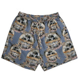Amiri Cherub Print Silk Shorts