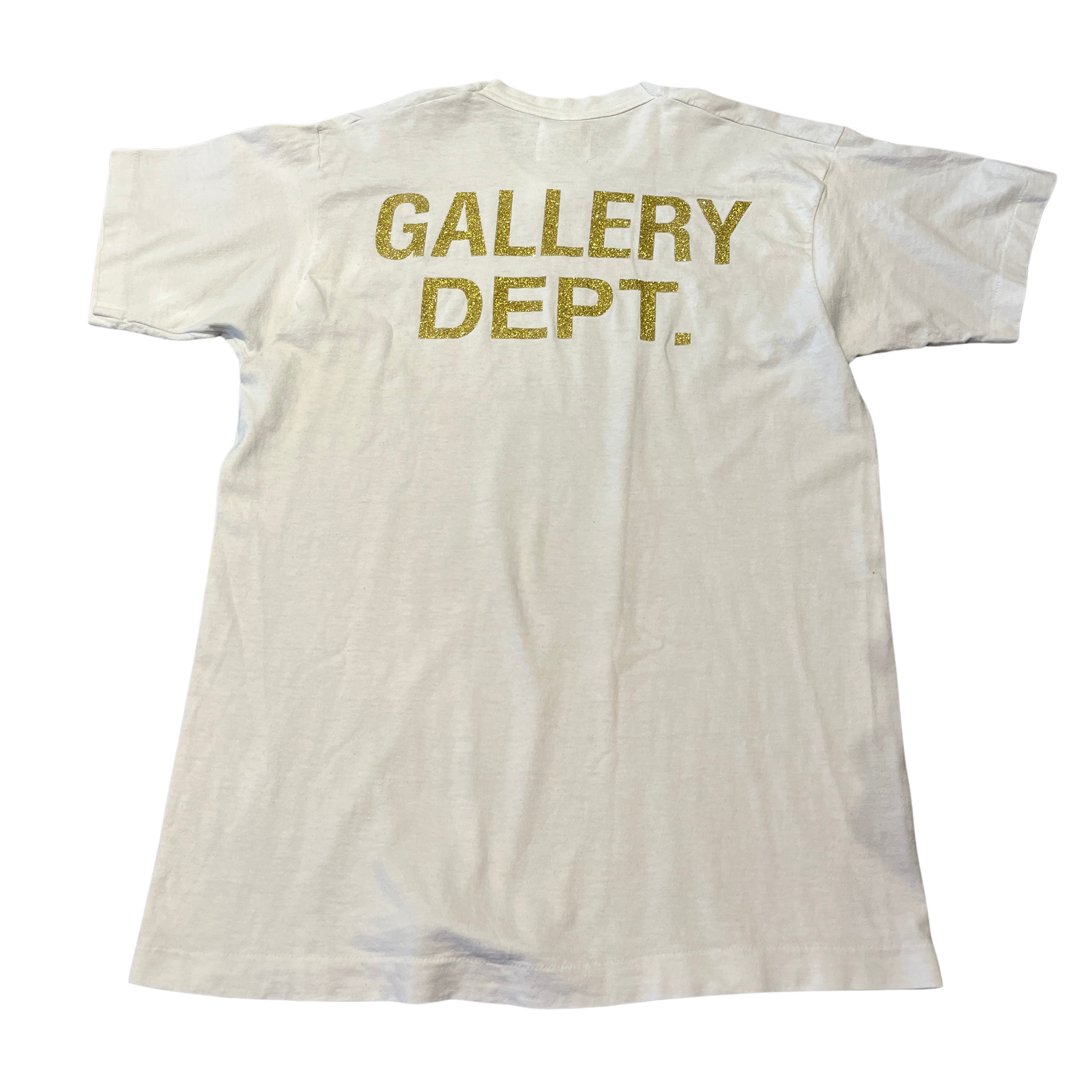 Gallery Dept. Human-i-Tees Peace Reworked Vintage Tee White - Pre-Owned Size L