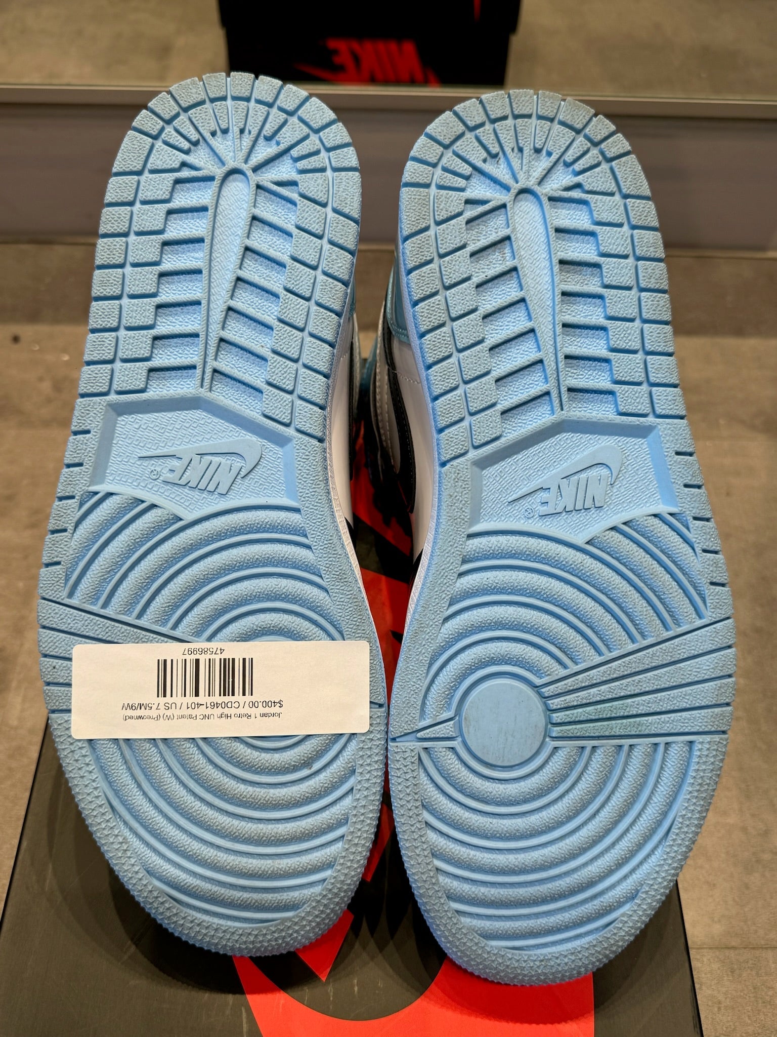 Jordan 1 Retro High UNC Patent (W) - Pre-Owned Size 7.5