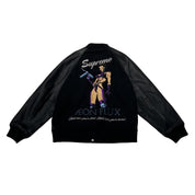 Supreme Aeon Flux Varsity Jacket Black - Pre-Owned Size L