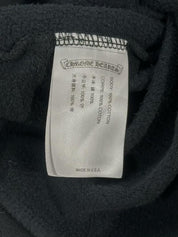 Chrome Hearts Floral Horseshoe Logo Zip Up Hoodie Black - Pre-Owned Size XL