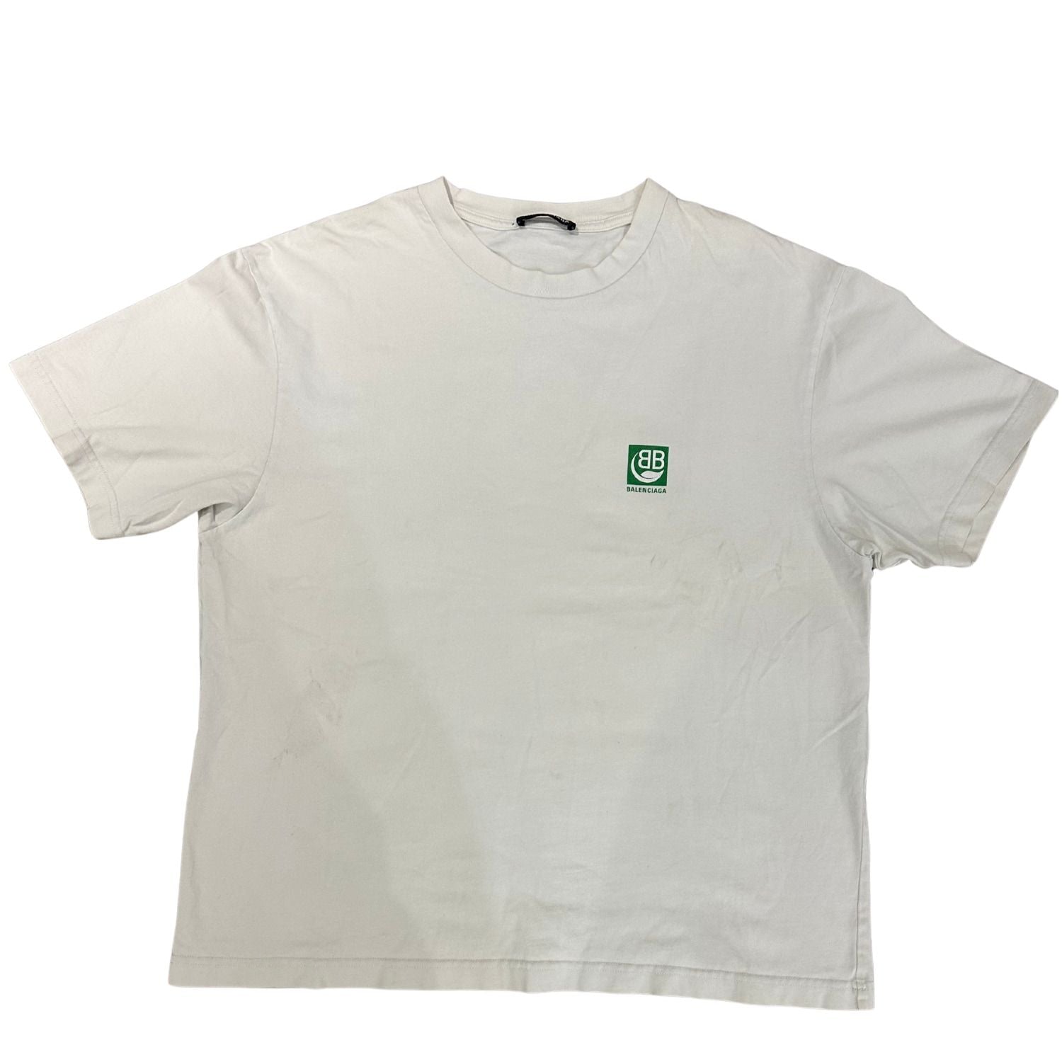 Balenciaga Save The Earth T-Shirt White (Preowned Size M) - Pre-Owned
