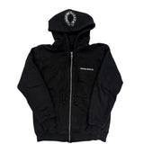 Chrome Hearts Malibu Exclusive Thermal Zip-Up Hoodie Black - Pre-Owned Size M