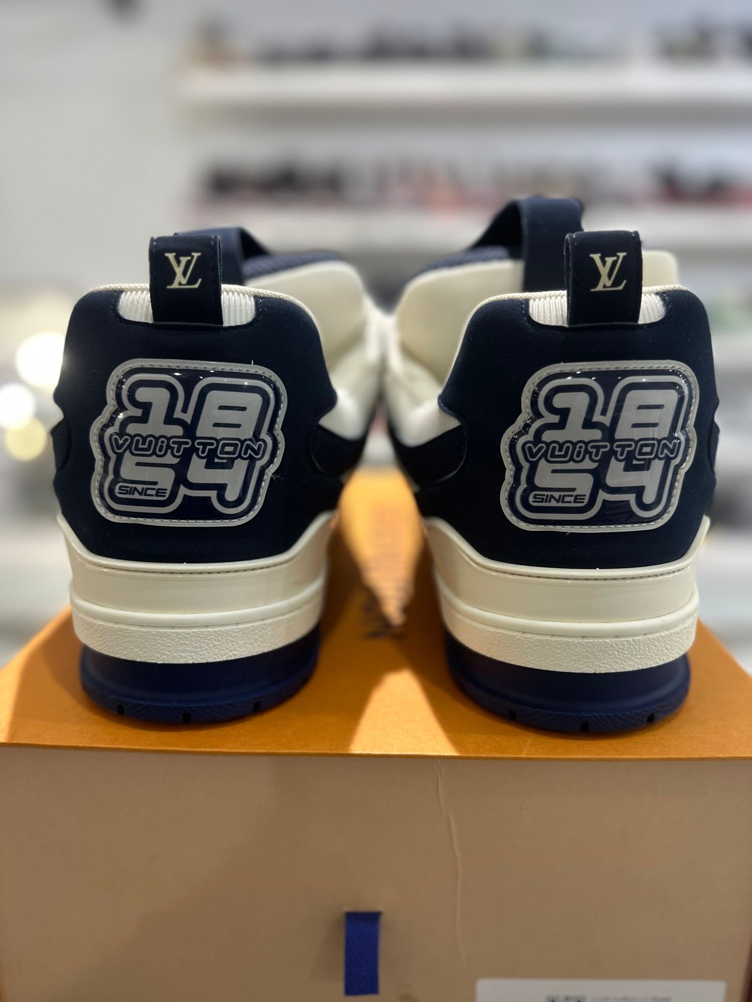 Louis Vuitton LV Skate Sneaker Marine White (Lightly Used Size LV14/US15-15.5M) - Pre-Owned