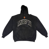 Balenciaga Skater Graffiti Logo Hoodie Black - Lightly Used Size L