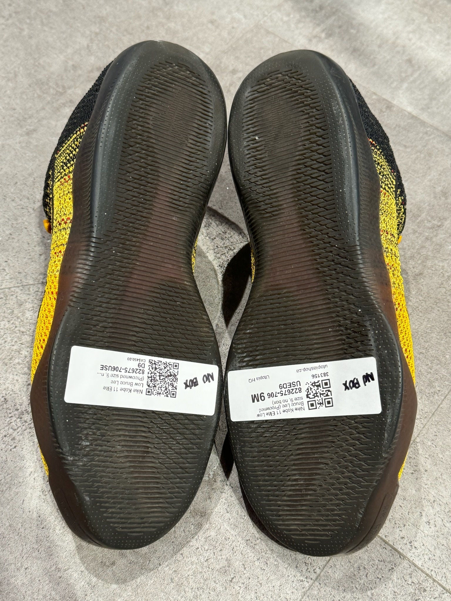 Nike Kobe 11 Elite Low Bruce Lee - Pre-Owned Size 9 (No original box)