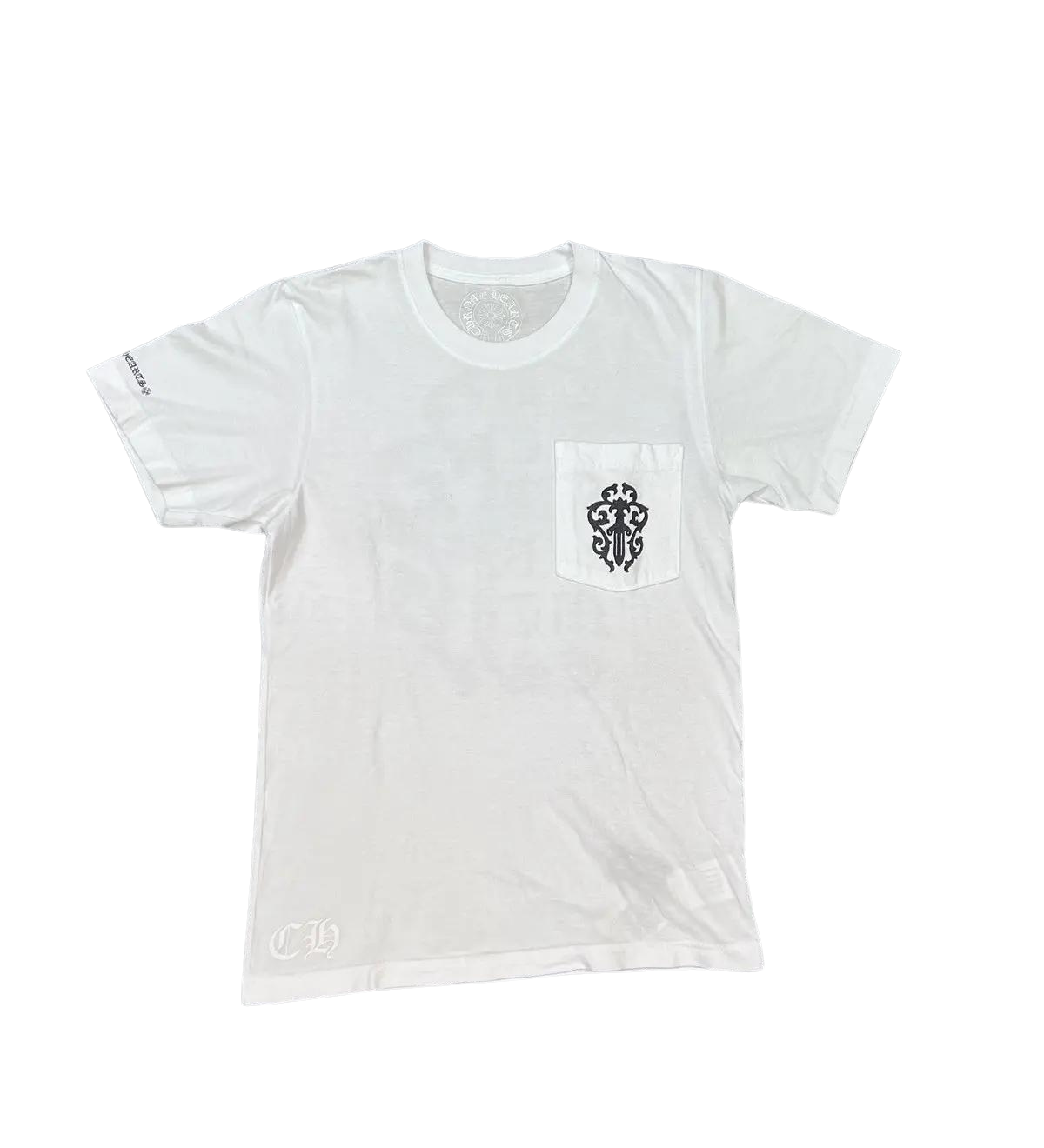 Chrome Hearts Dagger Letters T-Shirt White