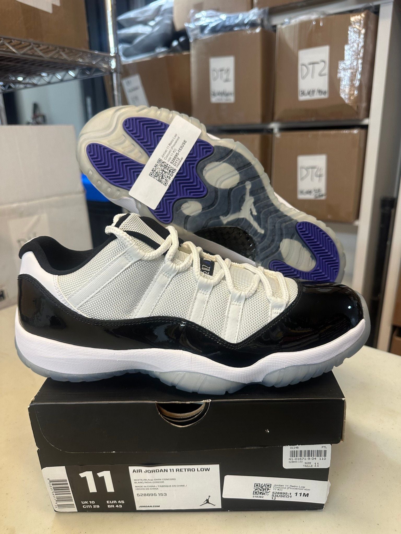 Jordan 11 Retro Low Concord - Pre-Owned Size 11 #2