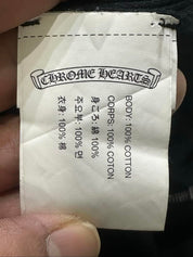 Chrome Hearts Foti Model Kit Parts Thermal Zip-Up Hoodie Black - Lightly Pre-Owned Size L