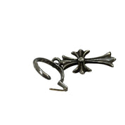 Chrome Hearts Tiny CH Cross Hoop Earring (Preowned) - Pre-Owned