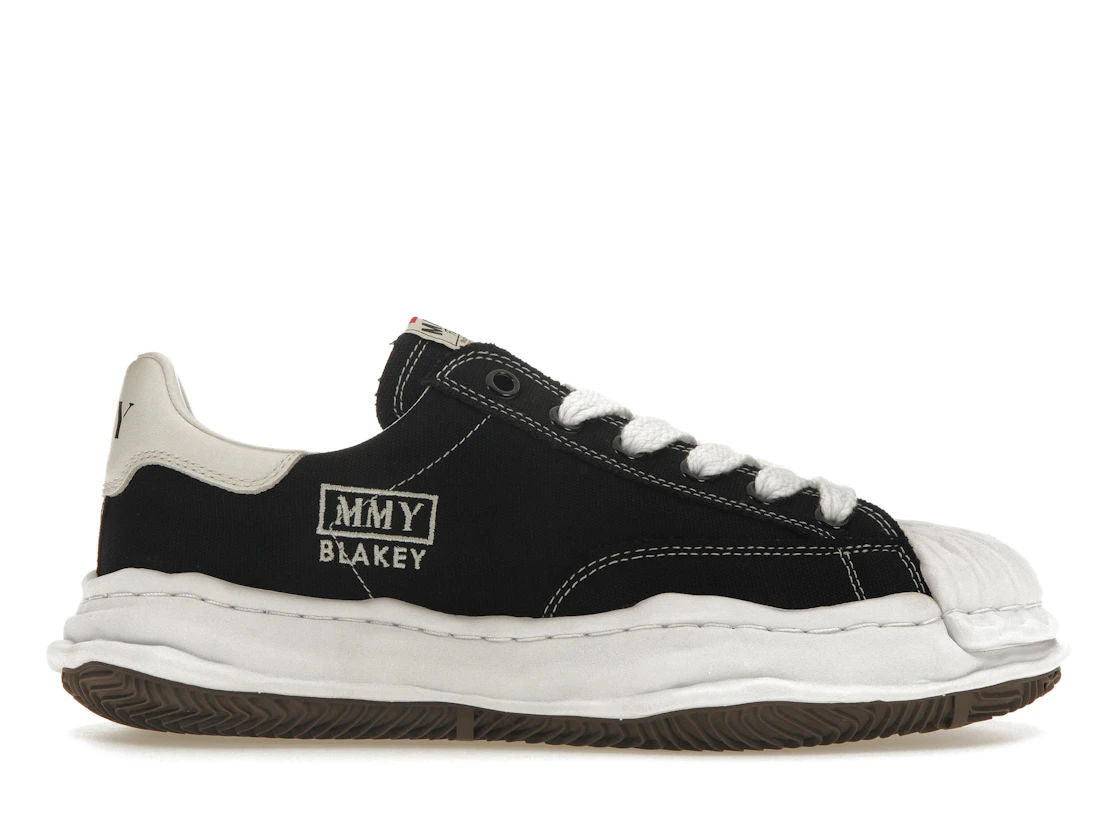 Maison Mihara Yasuhiro Blakey OG Sole Canvas Low Black - Pre-Owned Size 10 (No original box)
