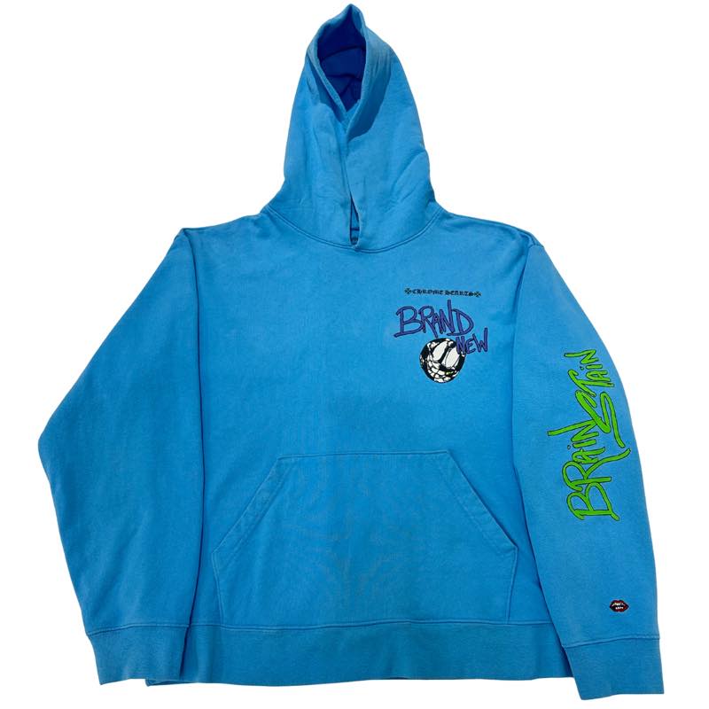 Chrome Hearts Matty Boy Brain New Hoodie Blue - Pre-Owned Size L