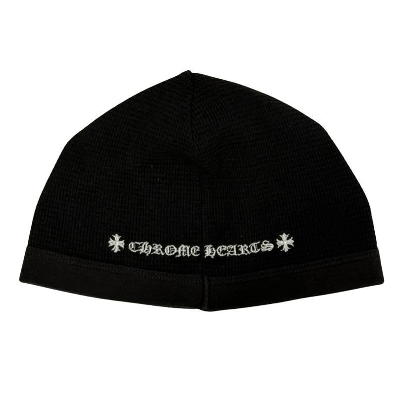 Chrome Hearts Plus Cross Skull Cap Beanie Black/White - Lightly Used