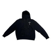 Chrome Hearts  T-Bar Logo Shoulder Pullover Hoodie Black - Pre-Owned Size L