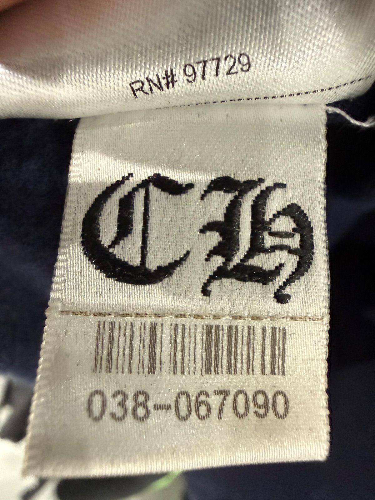 Chrome Hearts Logo Hoodie Navy - Pre-Owned Size XXL
