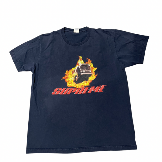 Supreme Speed Bus Tee Navy (SS14) (Preowned)