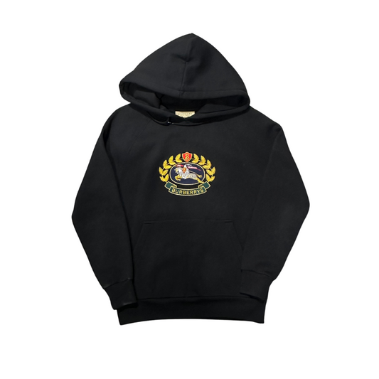 Burberry Crest Hoodie Black (Preowned)
