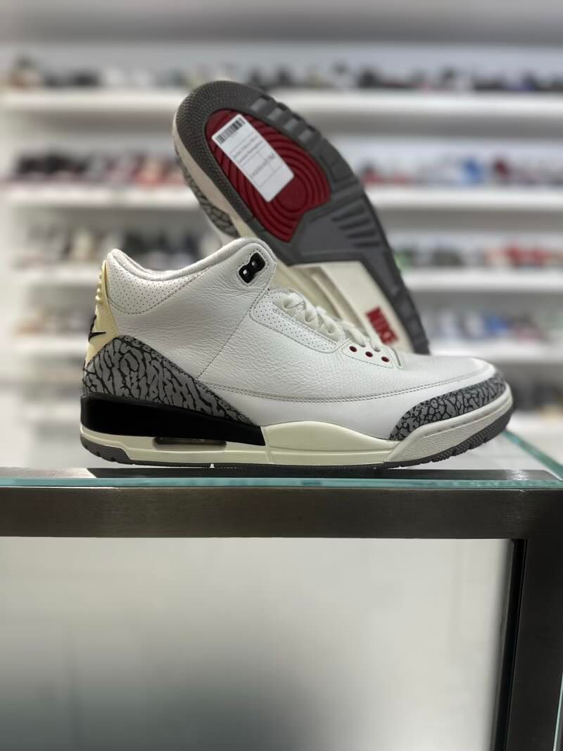 Jordan 3 Retro White Cement Reimagined - Pre-Owned Size 11 (No original box)