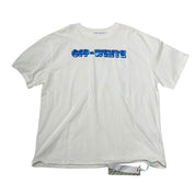 OFF-WHITE Metal Arrows T-Shirt White/Blue - Lightly Pre-Owned Size XL