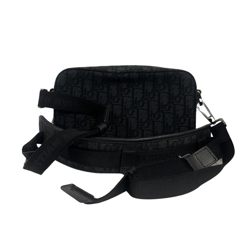 Dior Safari Messenger Bag Oblique Black - Lightly Pre-Owned