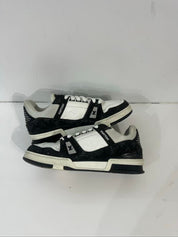 Louis Vuitton LV Trainer White Black - Pre-Owned Size 10 (No original box)