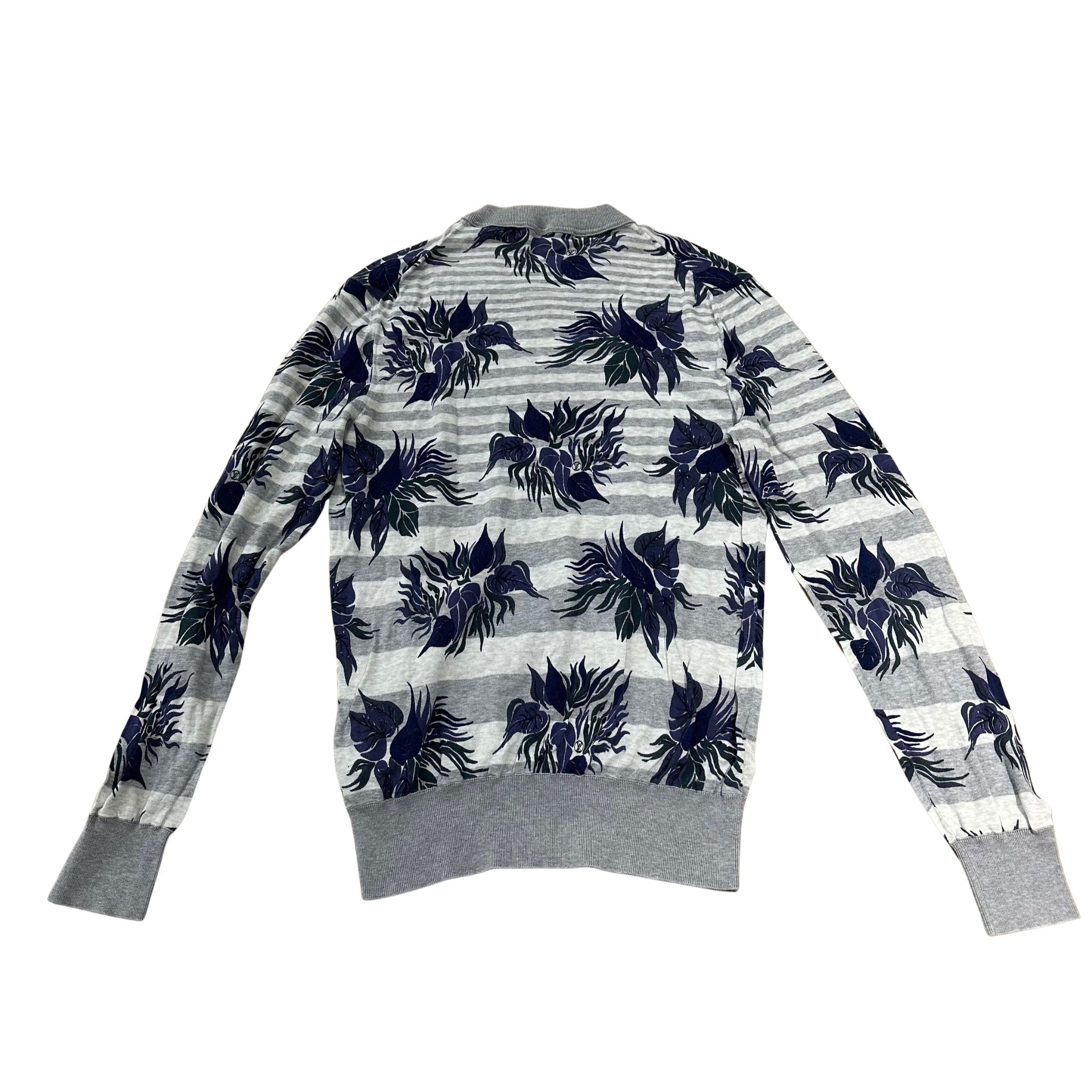 Louis Vuitton Floral Knit Sweater (Preowned Size M, Fits S) - Pre-Owned
