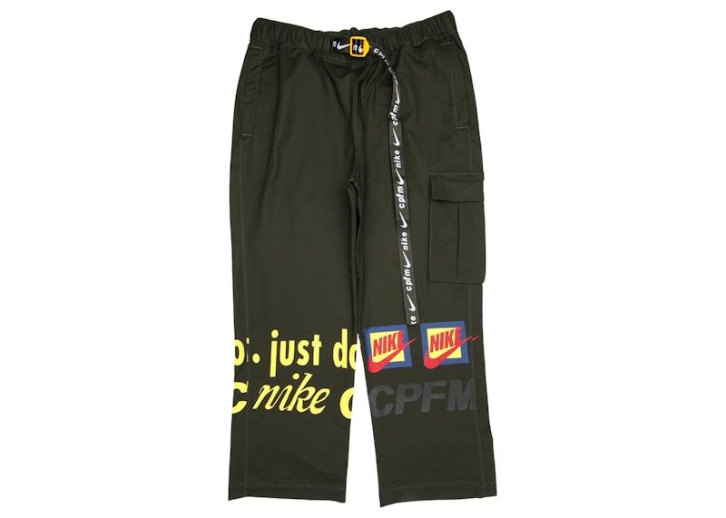 Nike x Cactus Plant Flea Market Trackpants Olive (Used) - Pre-Owned Size M